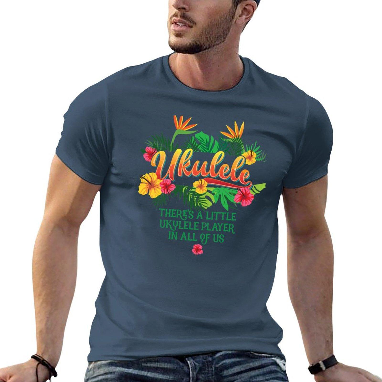 Ukulele Tshirt Cotton Tshirt 100 Unisex T Shirt Designer Graphic T Shirts For Unisex Tshirt S