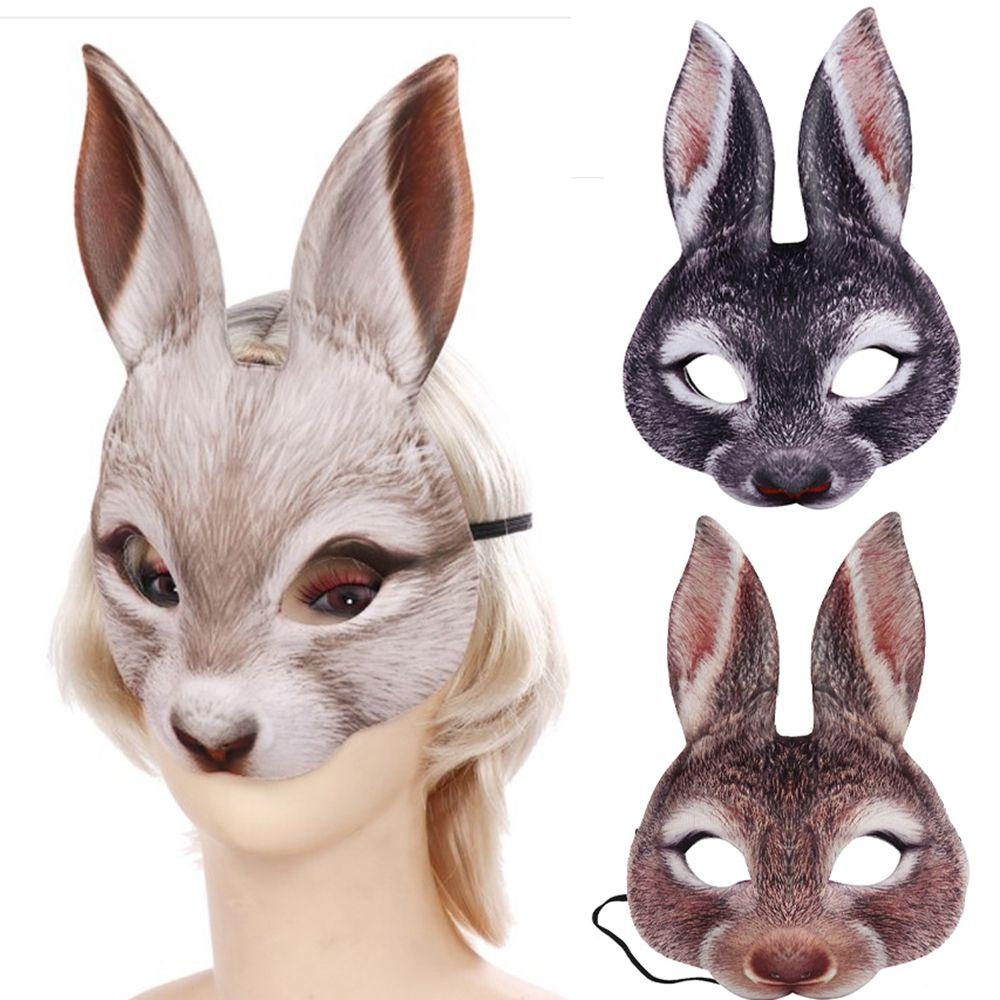 Carnival Party Male Female Masquerade Mask Bunny Mask Costume Party Supplies Halloween Decoration