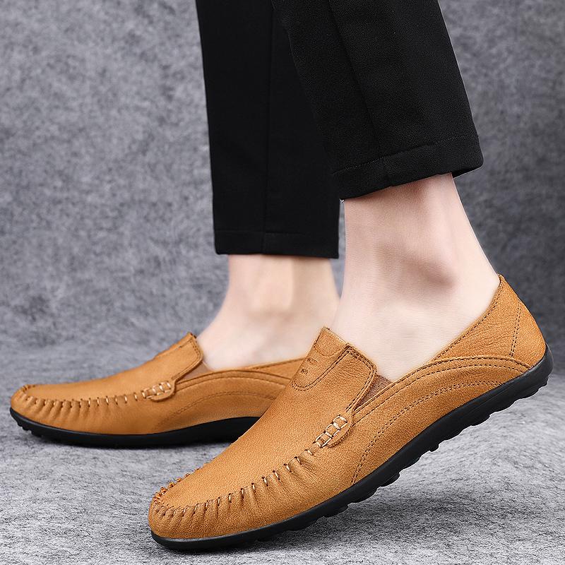 Fashion All-match Genuine Leather Shoes Casual 2024 Handmade Driving Shoes for Men Classic Men Shoes for Wedding Luxury Brand Men Shoe