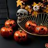 3pcs Spooky Halloween Pumpkin Hangings Ball Plastic Halloween Tree Decorations  Ghost Festival