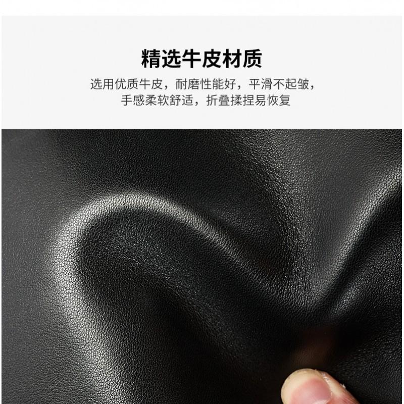 Leather Men's Casual Travel Shoulder Bag Large Capacity Retro Portable Crossbody Small Square