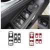 ABS Carbon Fiber  Window Lift Switch Button Frame Trim For Mercedes Benz A B C E GLE GLA CLA GLK Class W176 W204 W212 W166 W218