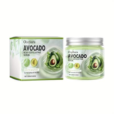 Avocado Body Scrub for Cleansing Exfoliating Dead Skin Tender Smooth and Brightening Skin