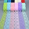 New Mesh Embroidery Lace Ribbon Tape Woven Cotton Non-Stretch Lace Tape Unilateral Flower Lace Trim Curtain Craft