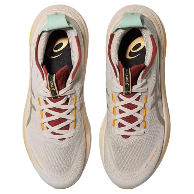 Asics Gel-Nimbus 27 Comfortable Versatile Low-Top Casual Running Shoes Men Sneakers Beige 1011C094-100