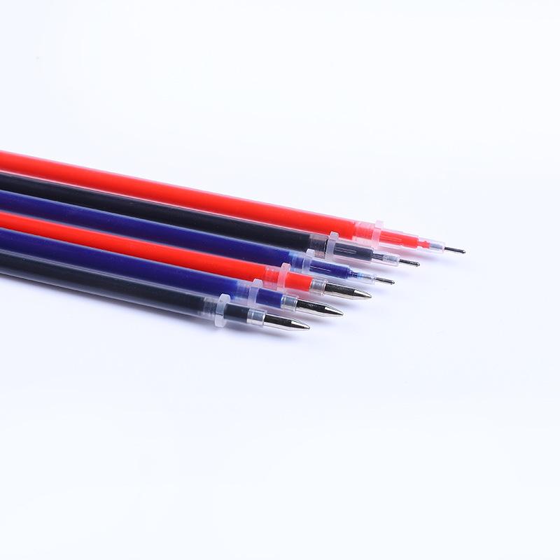 100Pcs Universal Neutral Pen Refill 0.5mm Bullet Tip Refill for Gel Pens Black Red Blue Universal Replacement Ink Cartridge Back To School Season