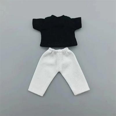 Fashion Doll Clothes For 1/11 Ob11 Dolls Denim Trousers For 1/12 Bjd/Gsc Doll T-Shirt Mini Cute Doll Pants Diy Doll Accessories
