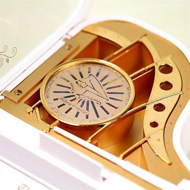 Kreative Musik Klavier Ornamente Tanzende Klavier Spieluhren Feiertags Geburtstagsgeschenke Heimdeko Klavier Tischdekorationen Großhandel