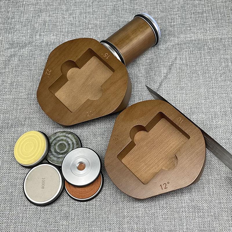 10/12/15/18/20/22° Rollschleifer Holzsockel Küchenschleifsystem Diamantstein 240/1000# Professionelle Schleifer