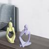 Art Thinker Silicone Mold Candle Mold Abstract Thinker Sculpture Soap Mold Home Decor Casting Mold DIY Handmade Housewarming Gift