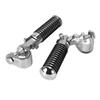 Engine Guard Footpegs Motorbike Parts Foot Pegs Pair Of Motorcycle Foot Pegs Clamp Footrest Mount For 1in Engine Crash Guard