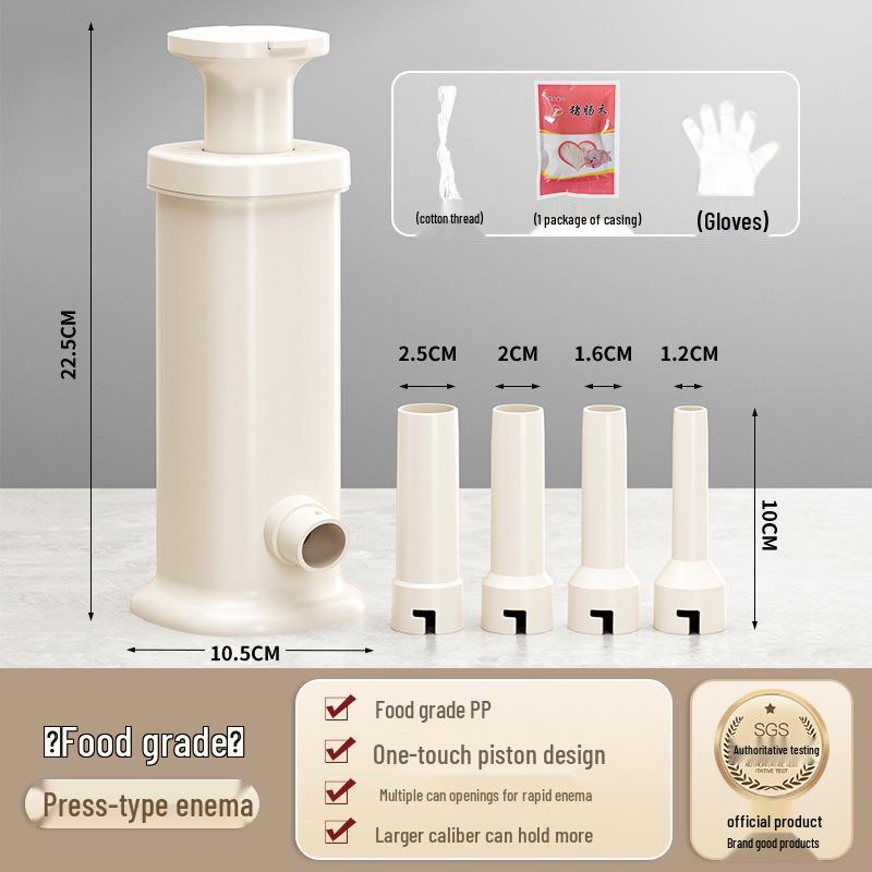 Manual Household Sausage Stuffer and Casing Tool