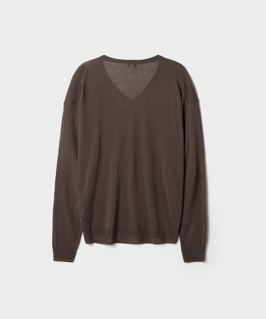 Seupao [Linen Blend] V-Neck Loose Fit Knit_Spkwg37Ws2