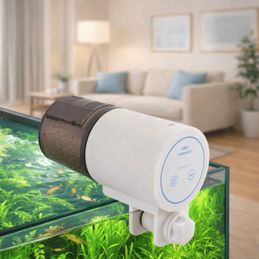 Electric Fish Food Dispenser Moisture-Proof Smart Timer Feeder  For Aquariums
