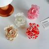 Chic Versatile Rose Flower Hair Claw Clip In Various Colors Stylish Acetate Hair Accessory