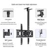 Adjustable 2-Meter Outdoor Ceiling TV Mount