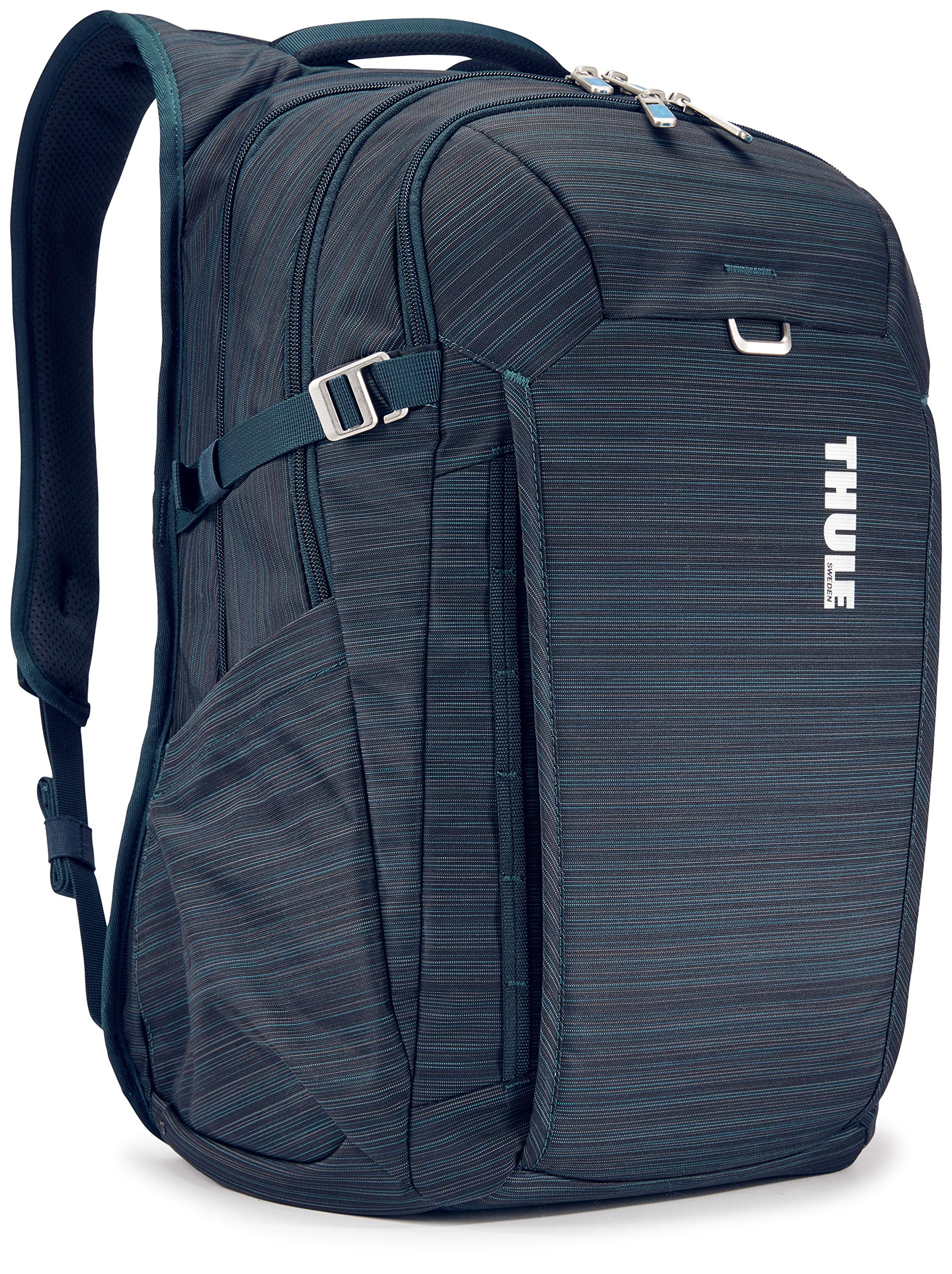 

Thule Construct Backpack, 28L, Water-Resistant, Breathable, YKK Zipper, Carbon Blue, 3205355
