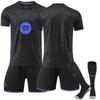 Kits de Football Personnalisés Nom Adolescent Enfants Adultes 25/26 Barça Black Mamba Ensemble Maillot d'Entraînement Sportif avec Chaussettes