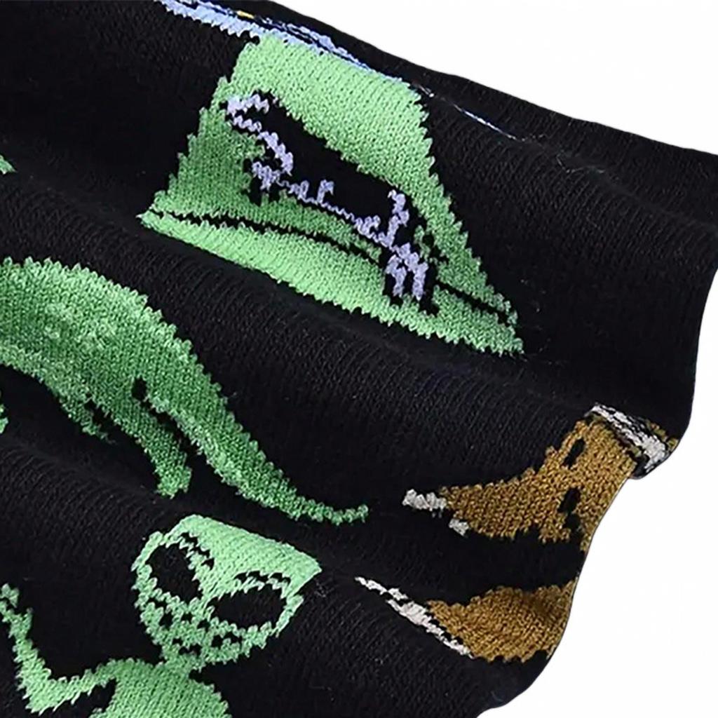 Men's Big Size Cotton Socks – Animal Life Series Novelty Themed Socks for Everyday Casual