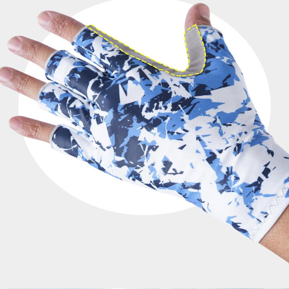 Sun Protection Fingerless Fishing Gloves Fingerless Sea Fishing Gloves Outdoor Activities