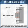 INFINAUTO Wheel Hub Centric Ring OD 75.1mm to ID 66.6mm
