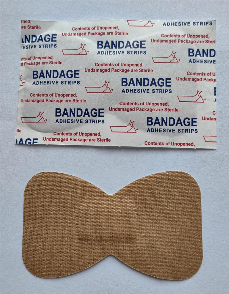 Customized Breathable Elastic Fabric Band-Aids, Butterfly-Shaped, Various Sizes for Fingertip Joints