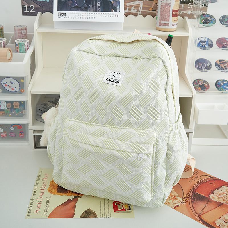 

Школьные сумки для девочек однотонные для учениц средней школы школьный рюкзак корейская версия рюкзак для ноутбука женский для мальчиков зелёный