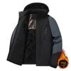 Men's Graphene Winter Assault Suit: Fleece-Lined Cotton Jacket, Plus Size Available
