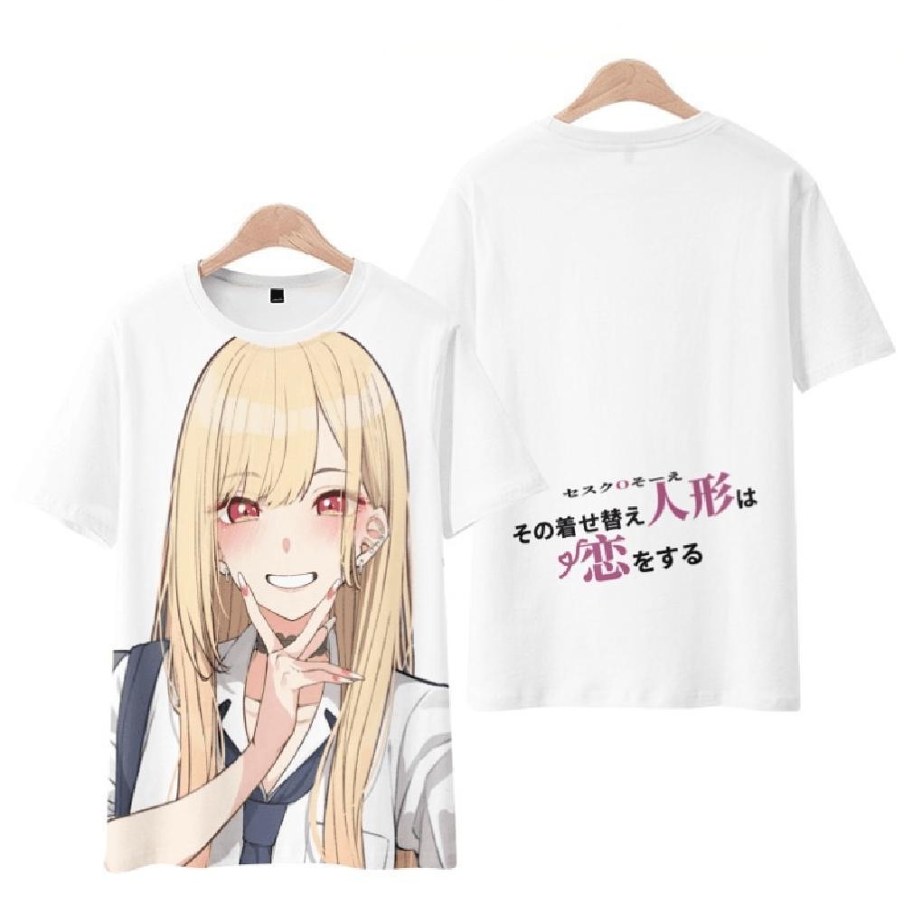 Anime Manga My Dress Up Darling Trička 3D tisk Muži Žena Tričko pro volný čas Streetwear Nadměrná velikost Harajuku Dětské topy Trička Oblečení