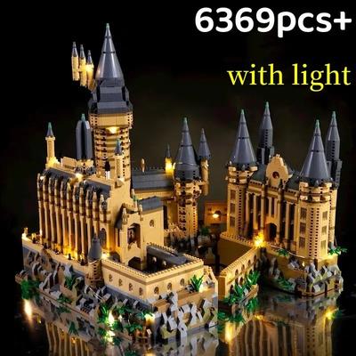Micro Bricks City Kreative mittelalterliche magische Burg Serie Schule Architektur Palast Modell Bausteine Geschenke Kid Montage Spielzeug
