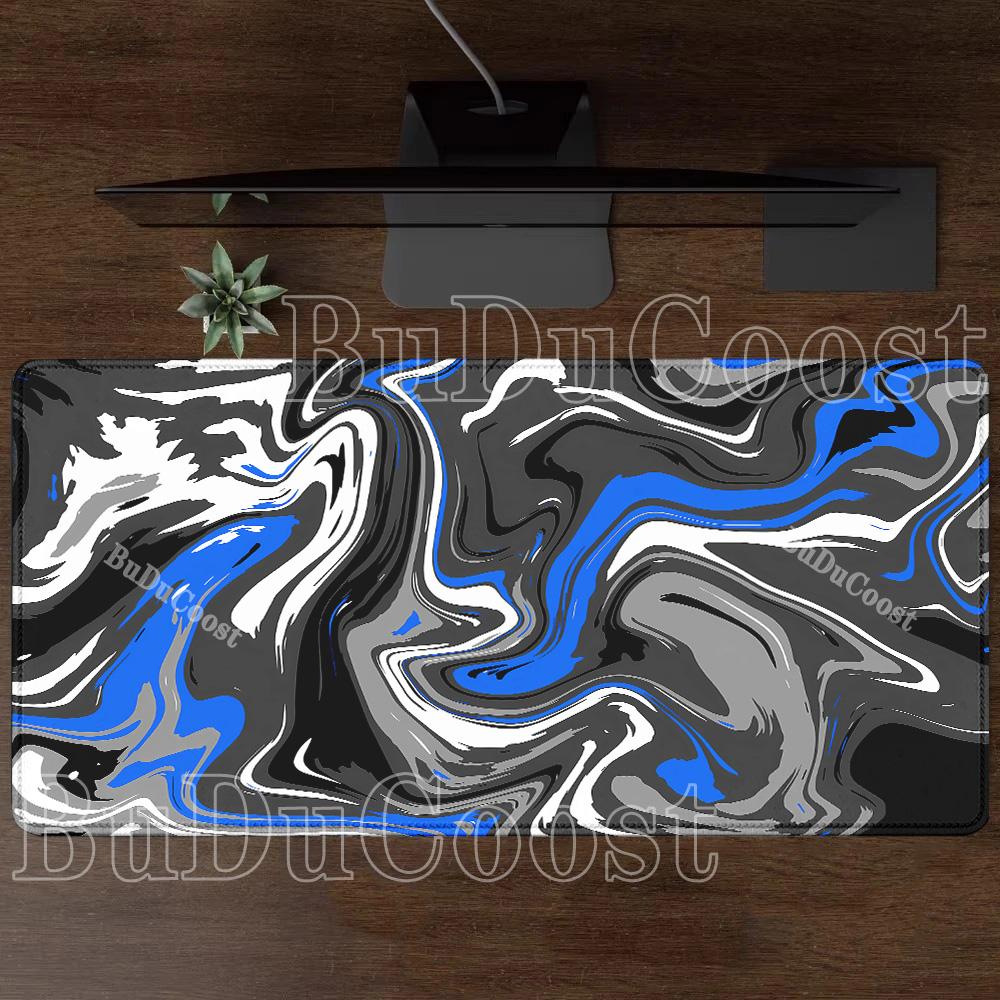 Gaming Strata Liquid Fluid Mouse Pad Art Swirl Large Keyboards HD Printing PC Computer Laptop Anime Office Keyboard XXL Desk Mat