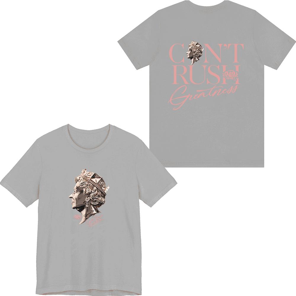 Central CEE Merch Can Not Rush Greatness Album Print Tshirts Fashion Unisex Women Summer Short Sleeve Tshirts Holiday Clothes