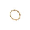 Elegant Bamboo Couple Rings: Women's Trendy, Stylish, and High-End Fashion for Index or Pinky Finger.