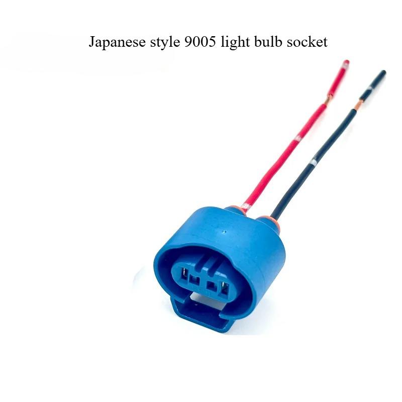Xiaomi 90980-11659 For Lexus Toyota Auris Headlight Bulb Socket HIR2 Wiring Connector Plug Adapter 9006 9012 HB4 9005 OE# 9098011659