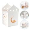 5-20pcs Eid Mubarak Candy Boxes Hollow Star Moon Cookie Gift Packaging Box Ramadan Islamic Muslim Party Decoration Supplies