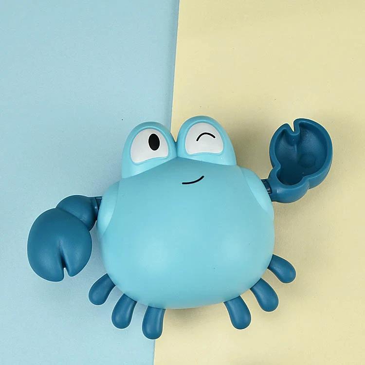 1 Peça Brinquedos de Banho Caranguejo Fofo Chuveiro de Bebê Brinquedo de Corda para Nadar Brinquedo de Brincar Piscina Acessórios Brinquedo de Brincar para Bebê Praia Brinquedos de Água