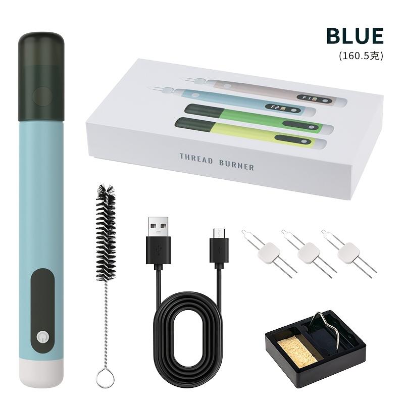 Thread Burner Kit - Plus 2 Pack Replacement Tips Included - Thread Zapper Tool for Finishing Bead Weaving, Sewing, Work