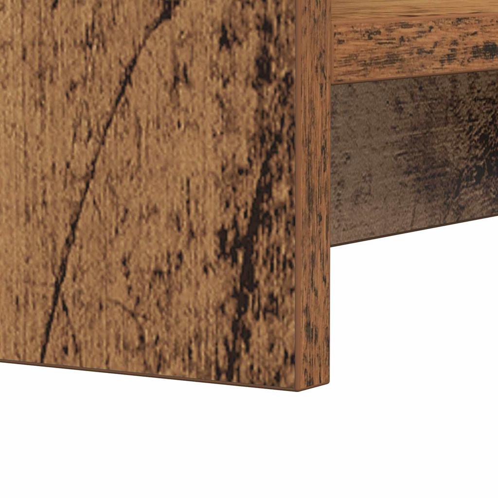 Shoe Cabinet Reclaimed Wood Look 73.5 x 36 x 92 cm Engineered Wood