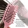 Curl Defining Brush For Curly Hair Vented Hair Styling Brush For Detailing And Defining Curls, Curly Hair Brush For Women Girls