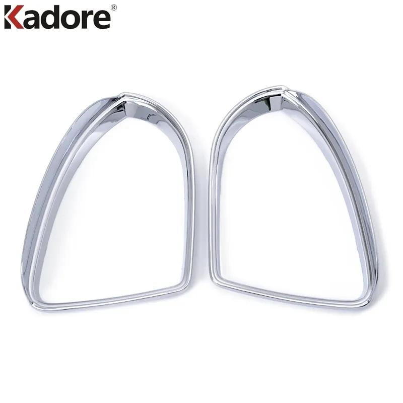 For Volkswagen VW Touran 2016- 2024 Chrome Car Rearview Mirror Eyebrow Rain Shield Sun Visor Cover Trim Accessories