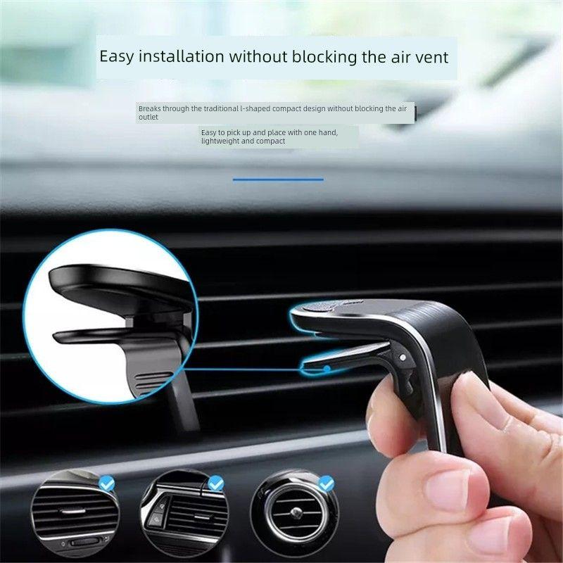 Creative Magnetic Holder, Strong Magnetic Car Phone Holder, Navigation Car Accessories, Air Vent Car Mount