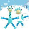 Telescopic Suction Cup Giraffe Toy, Ever Changing Giraffe Educational Stress Relief Toy, Parent-Child Interactive Decompression Toy With Light