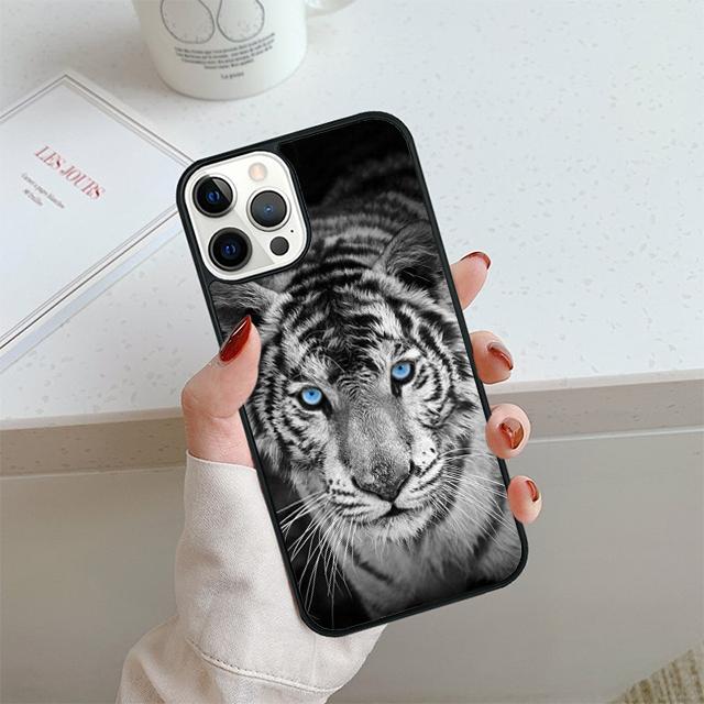Tiger Phone Case For iPhone 17 Air 13 12 14 15 16 Cover For Apple iPhone 17 Air 14 15 16 Pro Max 6S Plus Coque