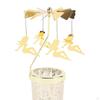 Candle Holder Tea Light Rotating Candlestick Stand for Christmas Dinning Room Centerpieces