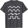 Waveforms - Electronic Music Synth T-Shirt Unisex Summer Streetwear Tops Cotton Vintage Clothes Tops Camiseta Streetwear