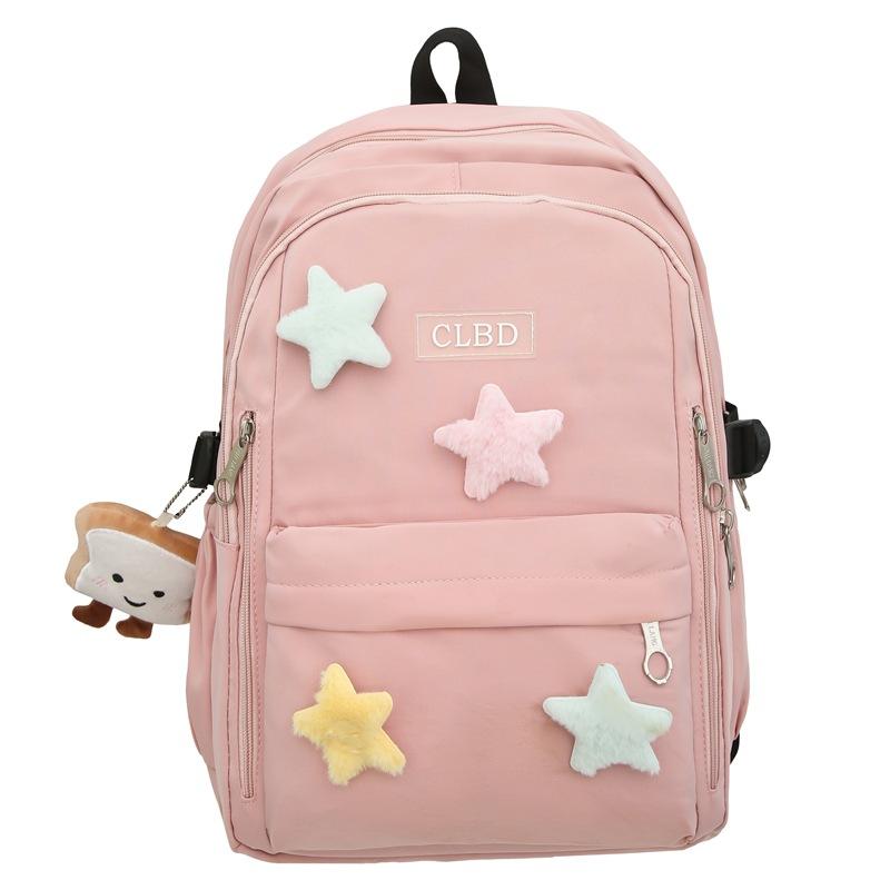 Campus Backpack Women's Backpack Junior High School Student Schoolbag