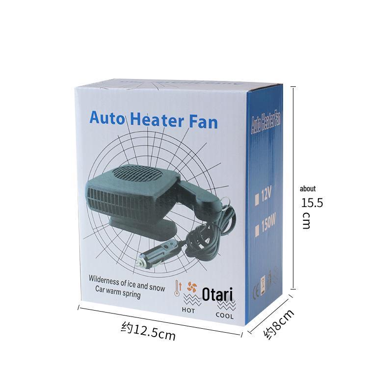 Dual Voltage 12V/24V Car Heater & Windshield Defroster - Hot/Cold Air Blower