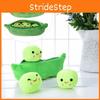 Cute Little Pea Plush Doll Set Soft And Fun Filled Toy Pods For Kids