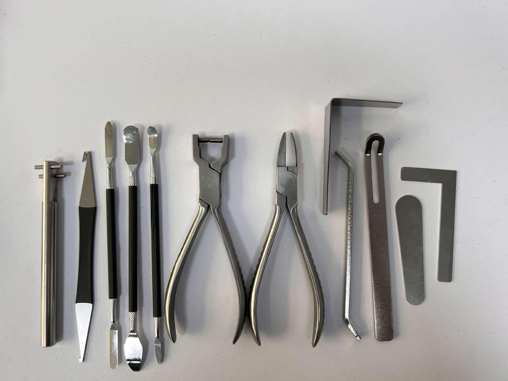 Saxophone Adjustment Tools: Key Cap Wrench & Spring Removal Pliers Set Includes Small Tool Bag