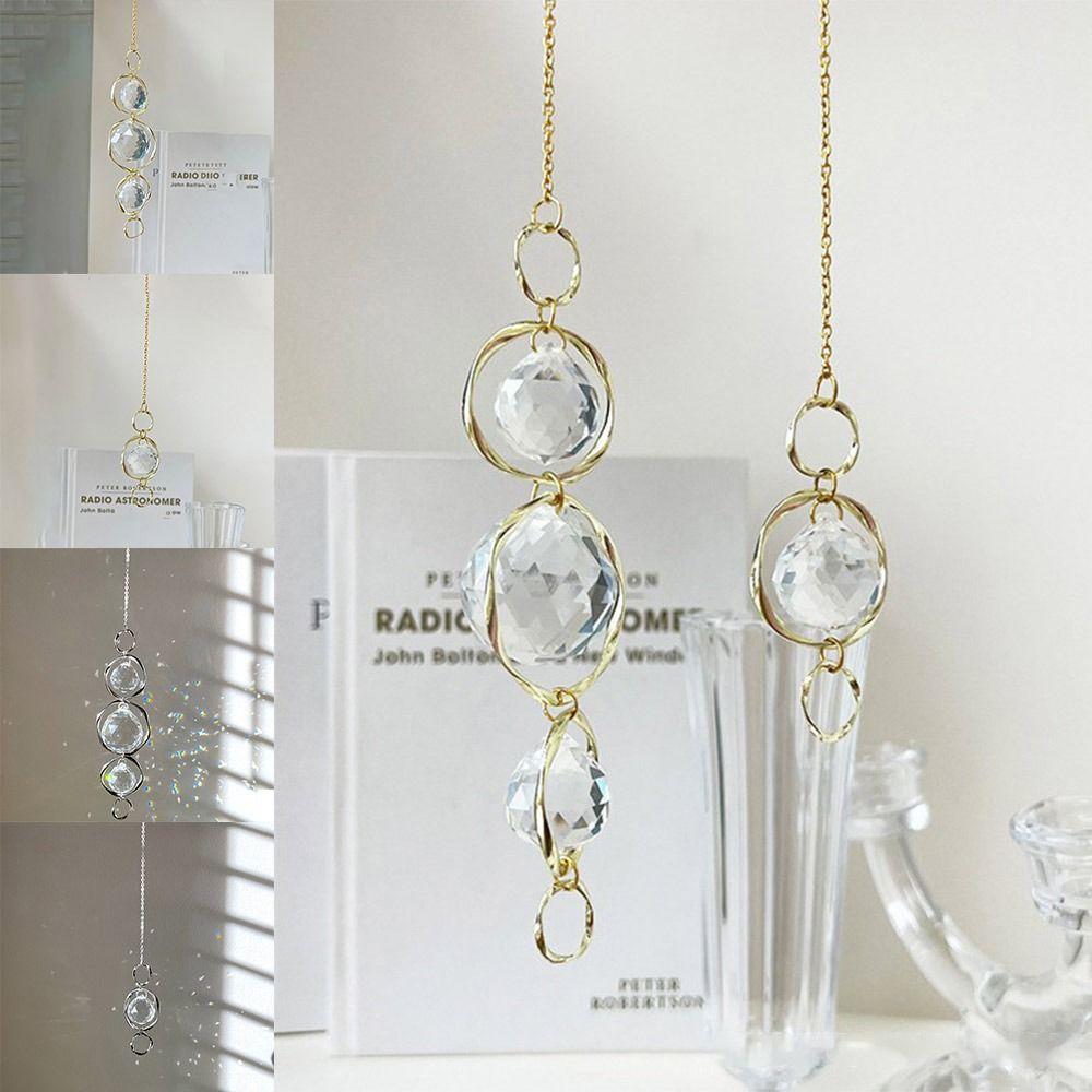 Doplňky Zvonkohra Křišťálová Skleněná Kapka Ornament Kreativní Lapač Slunce Dárek